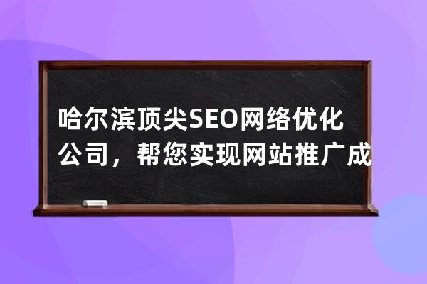 哈尔滨顶尖SEO网络优化公司，帮您实现网站推广成功