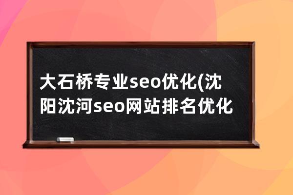 大石桥专业seo优化(沈阳沈河seo网站排名优化)