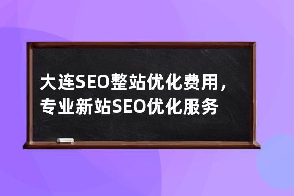 大连SEO整站优化费用，专业新站SEO优化服务