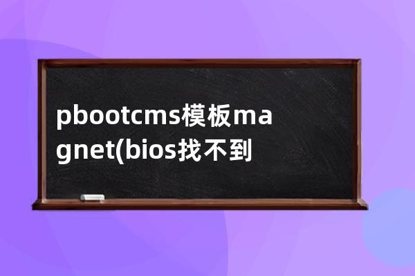 pbootcms模板 magnet(bios找不到cms)